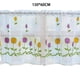 thumbnail image 3 of Bewildely Cortinas de encaje decorativas de poliéster con diseño de café que transforman tu hogar con flores translúcidas. Decoración del hogar Como se muestra 230*60cm, 3 of 6