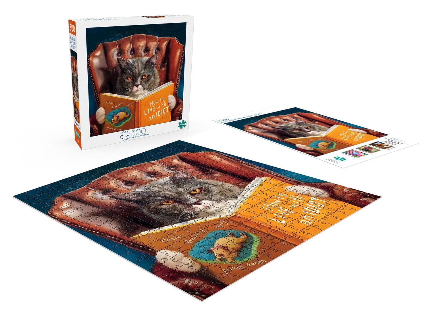 Buffalo Games - Le puzzle Art of Play - How To Live With An Idiot - en 300 pièces