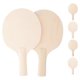 thumbnail image 1 of 6pcs Sports Table Tennis Paddle Diy Wooden Table Tennis Paddles For Crafts Unfinished Wood Paddles With Grips For Sport Games And Signature Memorabili, 1 of 4