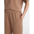 thumbnail image 3 of Lissome Women's Scuba Knit Top and Pants Lounge Set, 2-Piece, Sizes S-4X, 3 of 4