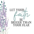 thumbnail image 2 of Allen, Kimberly 15x15 White Modern Wood Framed Museum Art Print Titled - Your Faith Floral, 2 of 4
