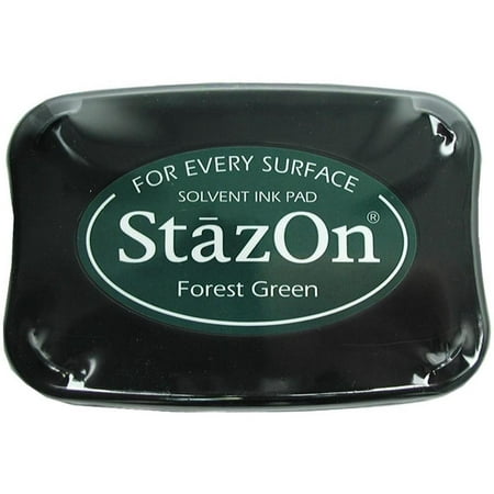 - StazOn Solvent Ink Pad Large Forest Green