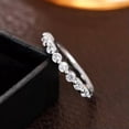 thumbnail image 3 of EOEMY Cubic Zircon Ring Women Elegant 925 Silver Filled Party Jewelry Sz 6-10-9-Gold, 3 of 8