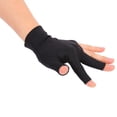 thumbnail image 4 of Snooker Billiard Shooter Cue Pool Gloves Left Hand Open Three Finger Spandex Glove, 4 of 9