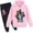 Pink, variant on Teen Sweatsuit Stranger TV Things Pullover Sweatshirt Hooded and Sweatpants Set-Boys Girls 2 Piece Hooded Suit(8-16Y)