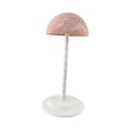 thumbnail image 2 of Soporte para la cabeza, soporte para exhibición de sombreros, soporte de mesa antideslizante con forma de cúpula de encaje, estante para almacenar gorras Rosa, 2 of 8