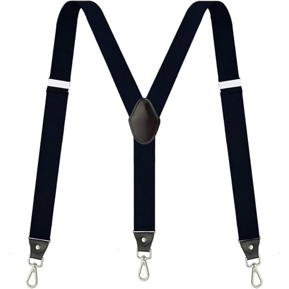 Hidden Mens Suspenders Adjustable Heavy Duty Elastic Braces for Work