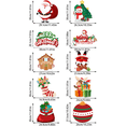 thumbnail image 4 of Adornos colgantes para árbol de Navidad, decoración de muñecos para árbol de Navidad, nuevo y lindo colgante de Papá Noel para paredes, ventanas, puertas, hogar, fiesta, jardín, 4 of 5