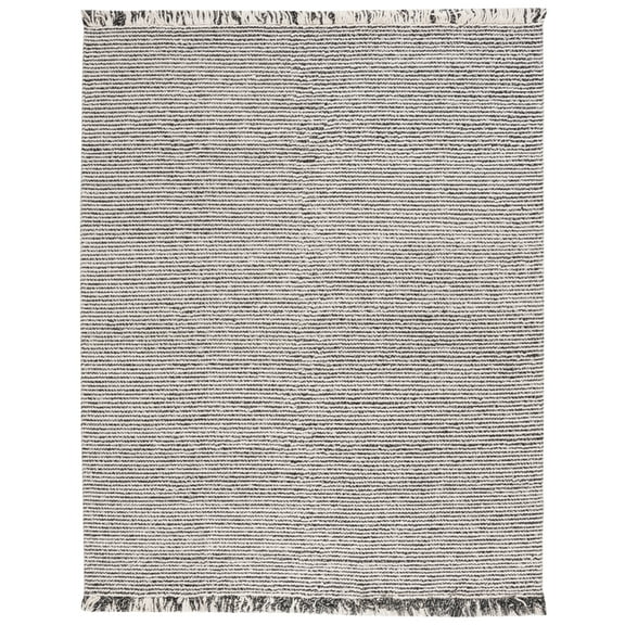 Safavieh Natura Irinka Wool Fringe Rug 5' x 8' - Black/Ivory - Rectangle