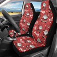 thumbnail image 2 of POLERO Stretchy Vehicle Seat Covers for SUV, Breathable Washable Front Seat Cover Polyester Set, Father Christmas, 2 of 9