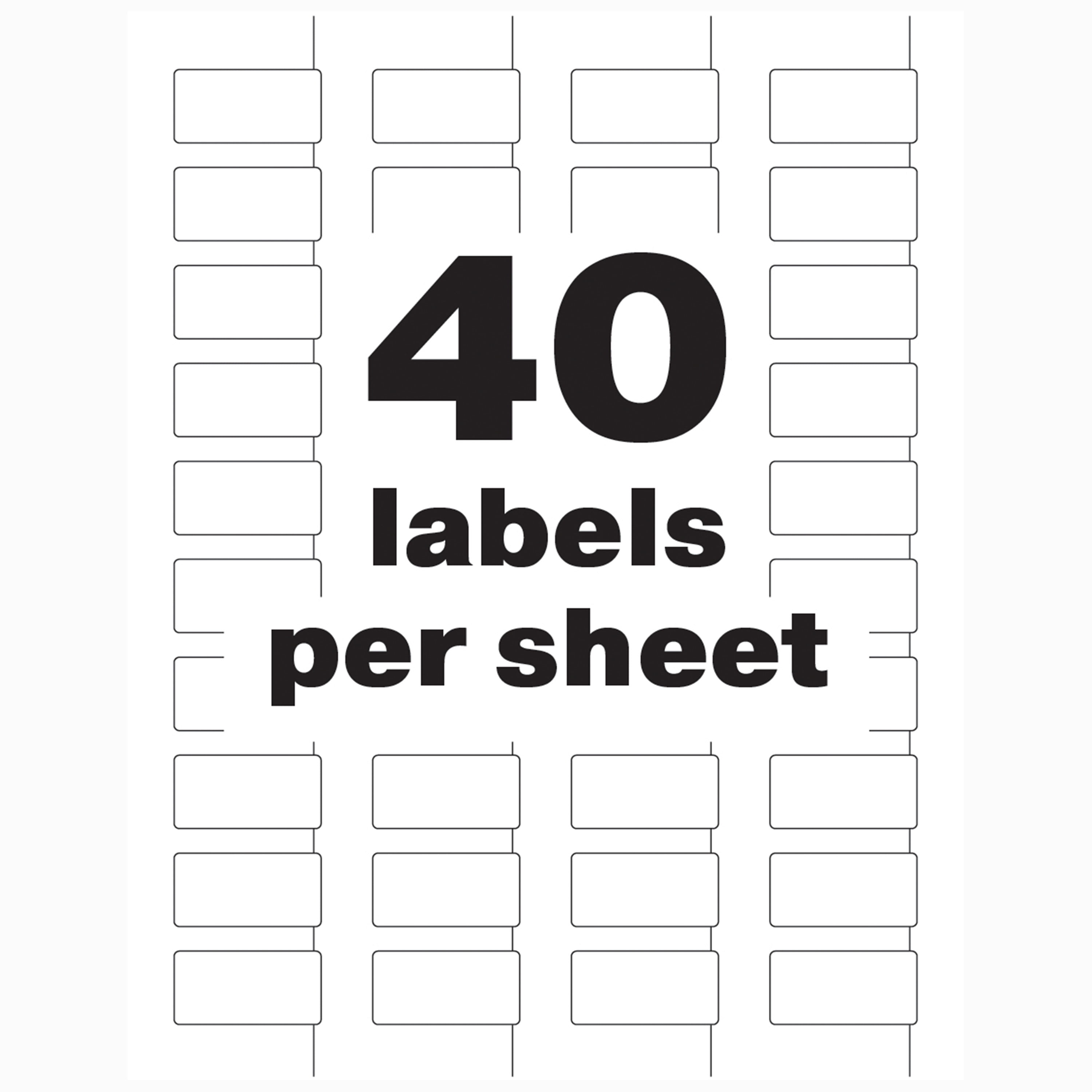 Avery PermaTrack Tamper-Evident Asset Tag Labels, 3/4" x 1-1/2", 320 Asset Tags (60528)