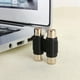 thumbnail image 5 of Conector extensor adaptador de conector RCA doble hembra a hembra, 5 of 5