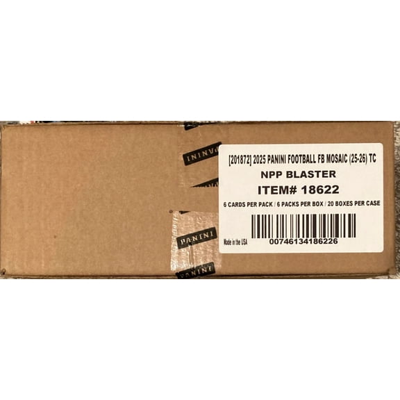 2025 Panini Mosaic Football Blaster Box (Case of 20)