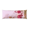 thumbnail image 2 of Lsque Flamingos In The Tropical Forest Body Pillow Case Cover,Ultra-Soft Microfiber Bed Pillow Cases 20x54 inches,Elegant Bedding,Breathable Durable Pillow Cover with Envelope Closure, 2 of 8