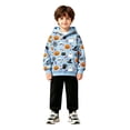 thumbnail image 6 of Zylarhe Kids Halloween Tops Hoodie with Front Pocket for Boys Cozy Sweatshirt Seasonal Comfort Light Blue 13-14 Years, 6 of 7