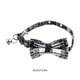 thumbnail image 3 of Collar de Bola Negro con Lazos para Perros Pequeños y Medianos | Decoración Navideña de Invierno | Tela Suave | Tamaño: 25-32 Cm | Regalo Ideal para Amantes de Las Mascotas | 1 Collar Festivo, 3 of 6