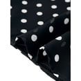 thumbnail image 5 of INSPIRE CHIC Summer Polka Dot Dress for Women Casual Sleeveless V Neck Tie Waist Chiffon Midi Dresses with Pockets S Black, 5 of 6