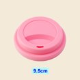 thumbnail image 1 of 2 Sizes Universal Reusable Silicone Cup Cover Fresh Lids Insulation Anti-Dust Cup Cover Coffee Mug Lid Suitable For 8.5-9cm, 1 of 6
