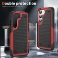 thumbnail image 5 of Designed for Samsung Galaxy S23 Plus Case Galaxy S23+ Case Gift Militay Grade Drop Protective Rugged Cover Shockproof Case for Galaxy S23 Plus Phone Case for Women Men boy Girl (Red+Black), 5 of 17
