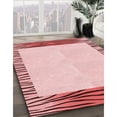 thumbnail image 2 of Ahgly Company Indoor Square Patterned Light Red Pink Area Rugs, 7' Square, 2 of 6