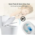 thumbnail image 6 of Small Compact One Piece Toilet Dual Flush,23 inch Short Depth for Tiny Bathroom,White, 6 of 8