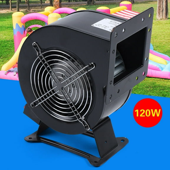 Outdoor  Wood Furnace Boiler Blower 110V 120W Round Flange Blower Fan 2600r/min