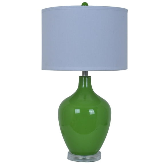 Avery 27-Inch Table Lamp, Green