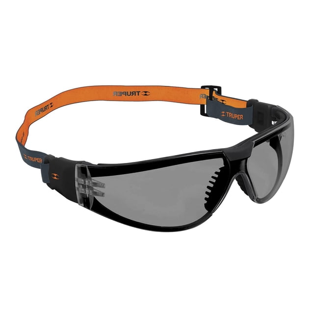 Lentes de seguridad, gris con banda elástica, Active, Truper LEDE-SN-R 100293 Truper 100293