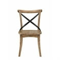 thumbnail image 3 of Acme Furniture Kendric Side Chairs, Rustic Oak (Set of 2), 3 of 3