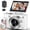 White, variant on MARVUE Digital Camera 5K 75MP WiFi Vlogging Camera for Photography, Autofocus, 18x Zoom, Flip Screen with 32GB Card, Black