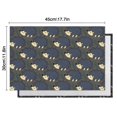 thumbnail image 5 of Cute Hedgehog Pattern Summer Placemats Table Placemats Set Of 6-Linen Kitchen Washable Placemats Table Mats 11.8"x17.7" Non-Slip Heat Resistant, 5 of 5