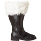 thumbnail image 3 of Botas de Cosplay navideñas para adultos, zapatos de piel sintética de Papá Noel con piel, botas de invierno para hombre, zapatos para el escenario, 3 of 6