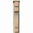 thumbnail image 2 of 5 1/2"W x 12"D x 28"H Mediterranean Smooth Corbel w/Backplate, Douglas Fir, 2 of 9