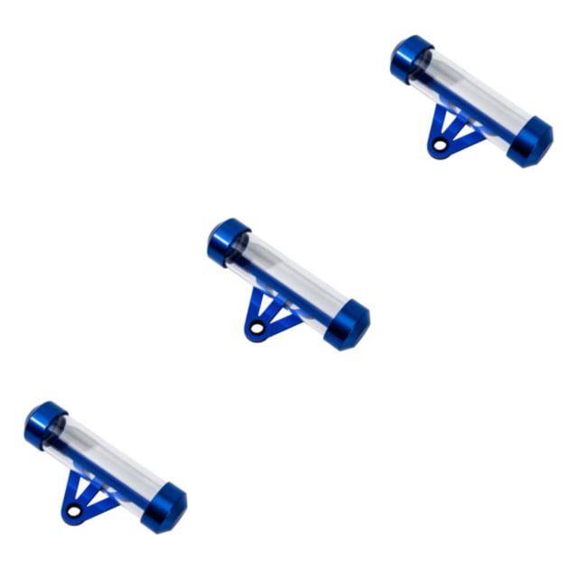 Guardoinrt Rustproof Motorcycle Tax Tube High Performance Stylish Sturdy And Durable Motorcycle Tax Disc Holder blue 3Set