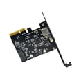 thumbnail image 2 of TISHITA Pci-e vers USB 3.1 10 Gbps Composants de Carte d'Extension USB a + USB C Faciles à Installer 4X, 2 of 8