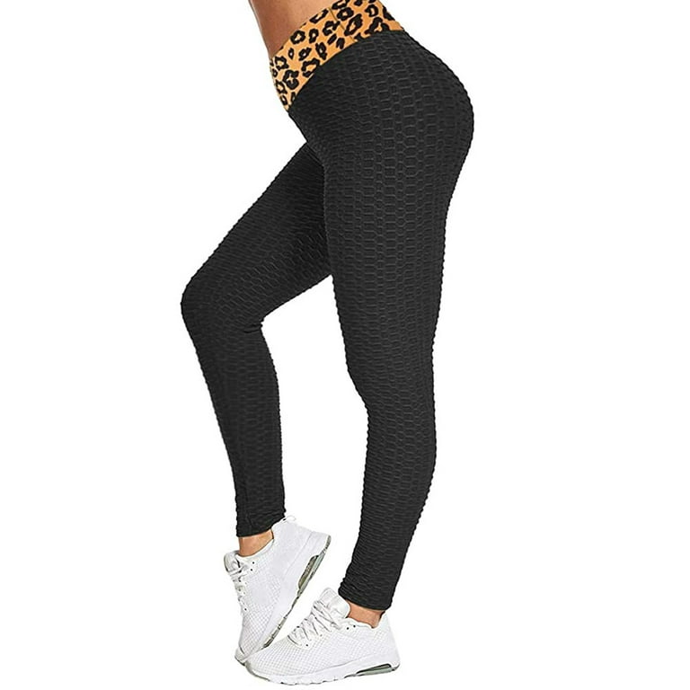 Bigersell Women Ribcage Straight Ankle Pants Full Length Pants Fall Women  Workout Out Leggings Stretch Waist Button Pocket Yoga Gym Loose Pants