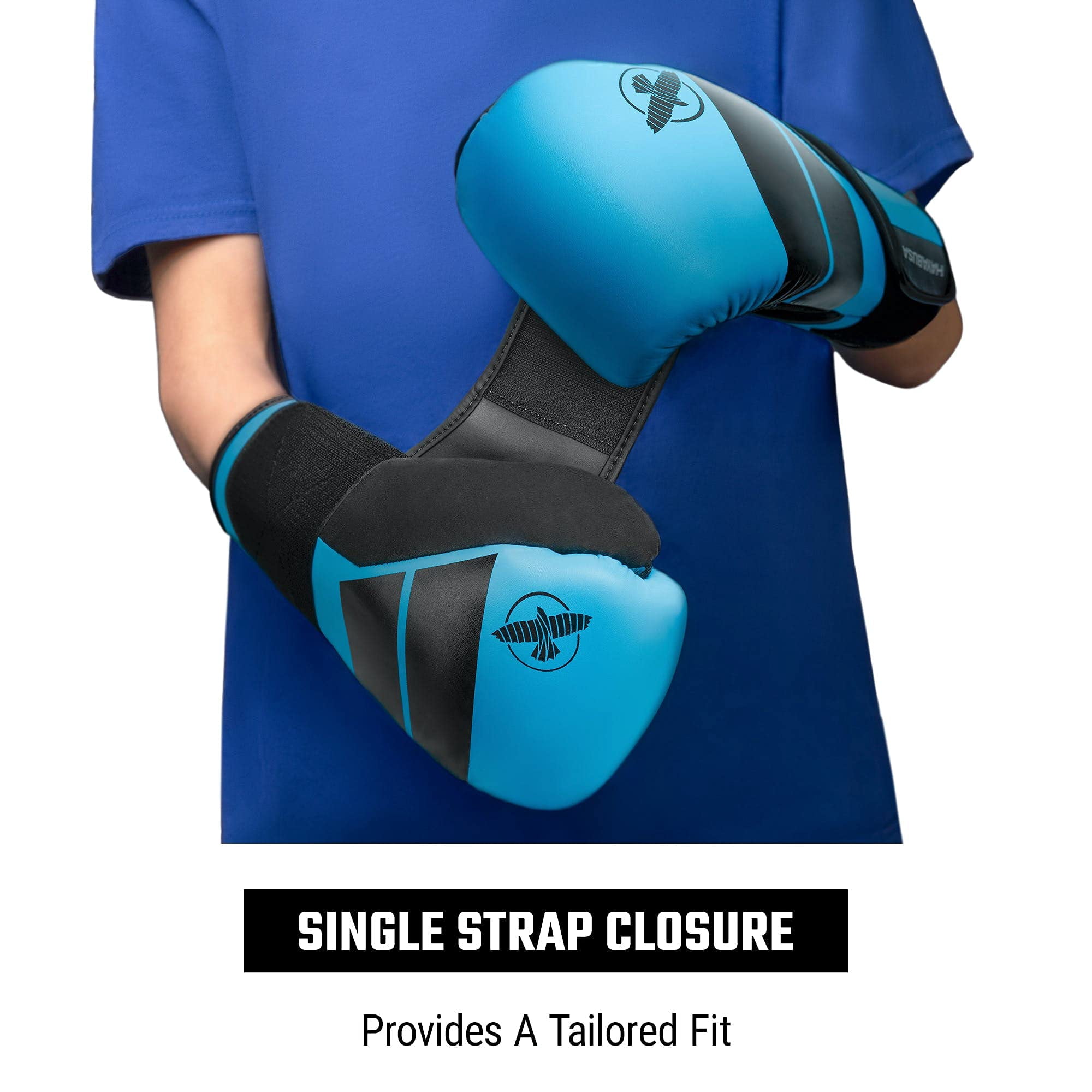 Hayabusa S4 Kids Boxing Gloves for Boys and Girls - Blue, 6 oz