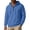 Blue, variant on Men's Long Sleeve Half Zip Hooded Sweatshirt Raglan Casual Pullover Top Relaxed Fit Soft Streetwear Drawstring for Fall Winter Spring Daily Fashion Wear Style Guys Pink M