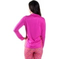 thumbnail image 2 of All For Color Women's Half Zip Top (Push It Pink, Large), 2 of 3