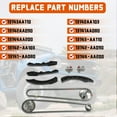 thumbnail image 3 of PANGOLIN Engine Timing Chain Kit Fit for 2011-2015 Subaru Forester BRZ Impreza WRX XV Crosstrek, 2013-2015 Scion FR-S Timing Belt Kit Engine Replace Part OE 13143AA110, 13142AA103, 13142AA090, 3 of 7