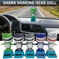 WENXUAN Car Bobblehead Shark Shake Head Toy Automatic Shaking Head Doll