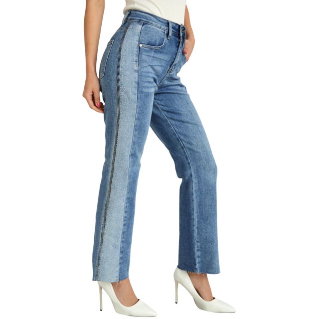 Mom jeans juvenil DOUX 209 azul 1 Talla 3/4