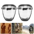 thumbnail image 2 of ZOUSSIQI 2 Pcs Ceinture Élastique de Sécurité Visage Transparent Réutilisable (Noir Blanc Adulte) CA919-12179, 2 of 9