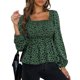 thumbnail image 1 of SAYOO Blusa leopardo de manga larga SAYOO  moda, 1 of 9