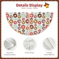 thumbnail image 3 of Balery Colorful Donuts Printed Christmas Tree Skirt , Merry Christmas Party Christmas Tree Decoration,Adjustable Tree Skirt-36", 3 of 6