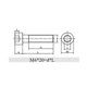thumbnail image 4 of M3 M4*28/30/32/35/38/40 129 Grade Black Carbon Steel Full Half Thread DIN912 Cap Cup Allen Head Bolt Hex Hexagon Socket Screw, 4 of 4