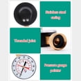thumbnail image 3 of Pressure Gauge 62mm 3/4NPT 0-200psi 0-14bar Bottom Mount High Quality, 3 of 5