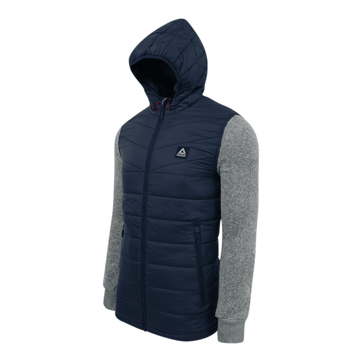 reebok men's sweater fleece jacket