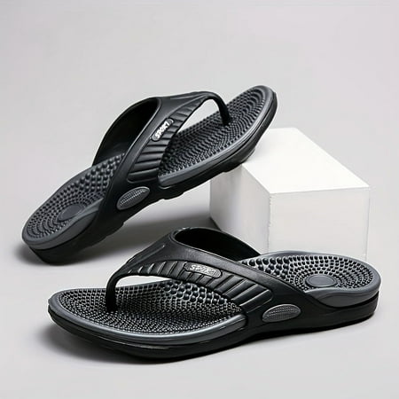 

Men s Solid Slip OnBreathable Sock Shoes Comfy Non Slip Soft Sole Woven Knit Sneakers