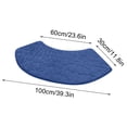 thumbnail image 3 of Foam Bath Rug Embossed Bathroom Mat Water Absorbent Washable | Non-Slip Thick Soft Comfortable Carpet | Indoor Shower Floor Mat for Home, Kitchen, Entryway, 3 of 5